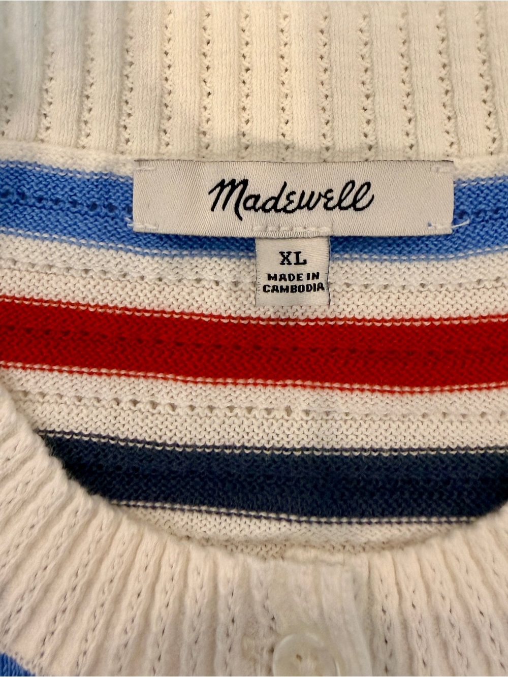 Madewell Textured Short-Sleeve Cardigan - never worn - Picture 8 of 12